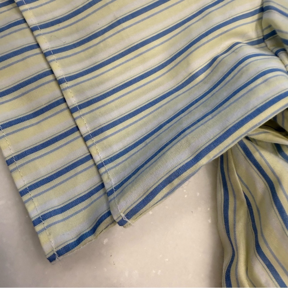 Derek Lam 10 Crosby Caspien Striped Twist-Front Peplum Blouse Sz 8 NWT - Picture 5 of 10
